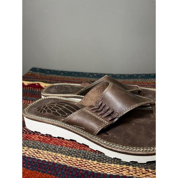 Redwing Womens Leather Flip Flops Sz 7 - Picture 4 of 7